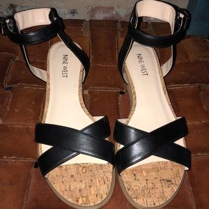 Nine West Black Sandals!